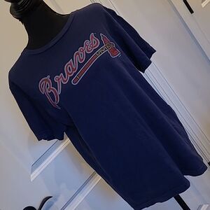 Braves genuine merchandise  Ring spun soft t shirt 👕 sz M vintage